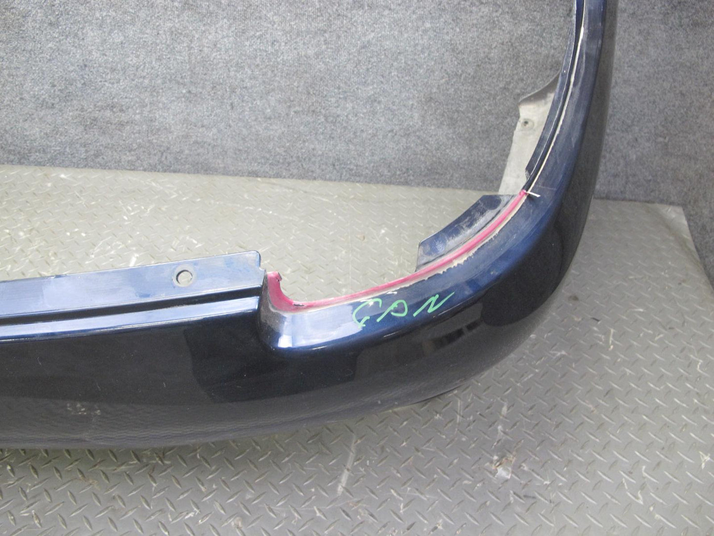 2005-2008 Porsche 911 997 RWD Rear Bumper Cover Midnight Blue Metallic