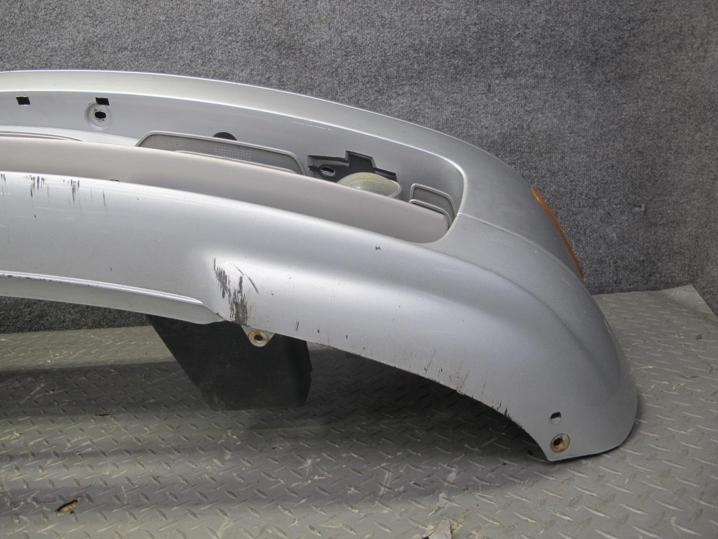 01-03 BMW E46 330ci Coupe Conv Front Bumper Cover w Fog Lights Titan Silver OEM