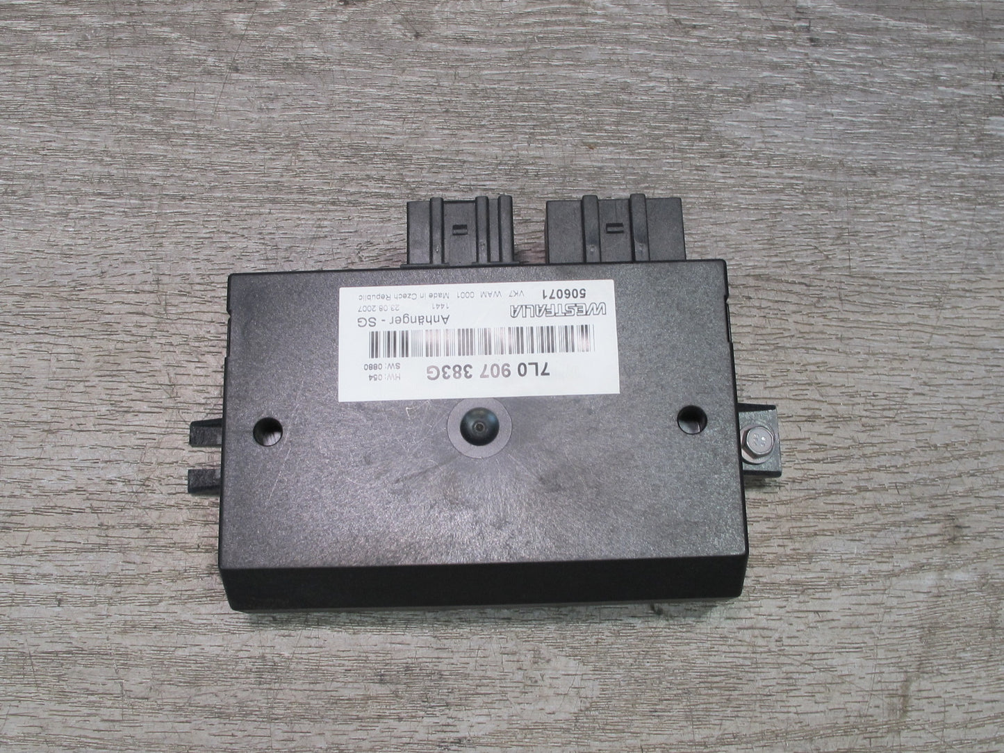2003-2010 Porsche Cayenne 955 957 TOW Towing Trailer Control Module 7L0907383G