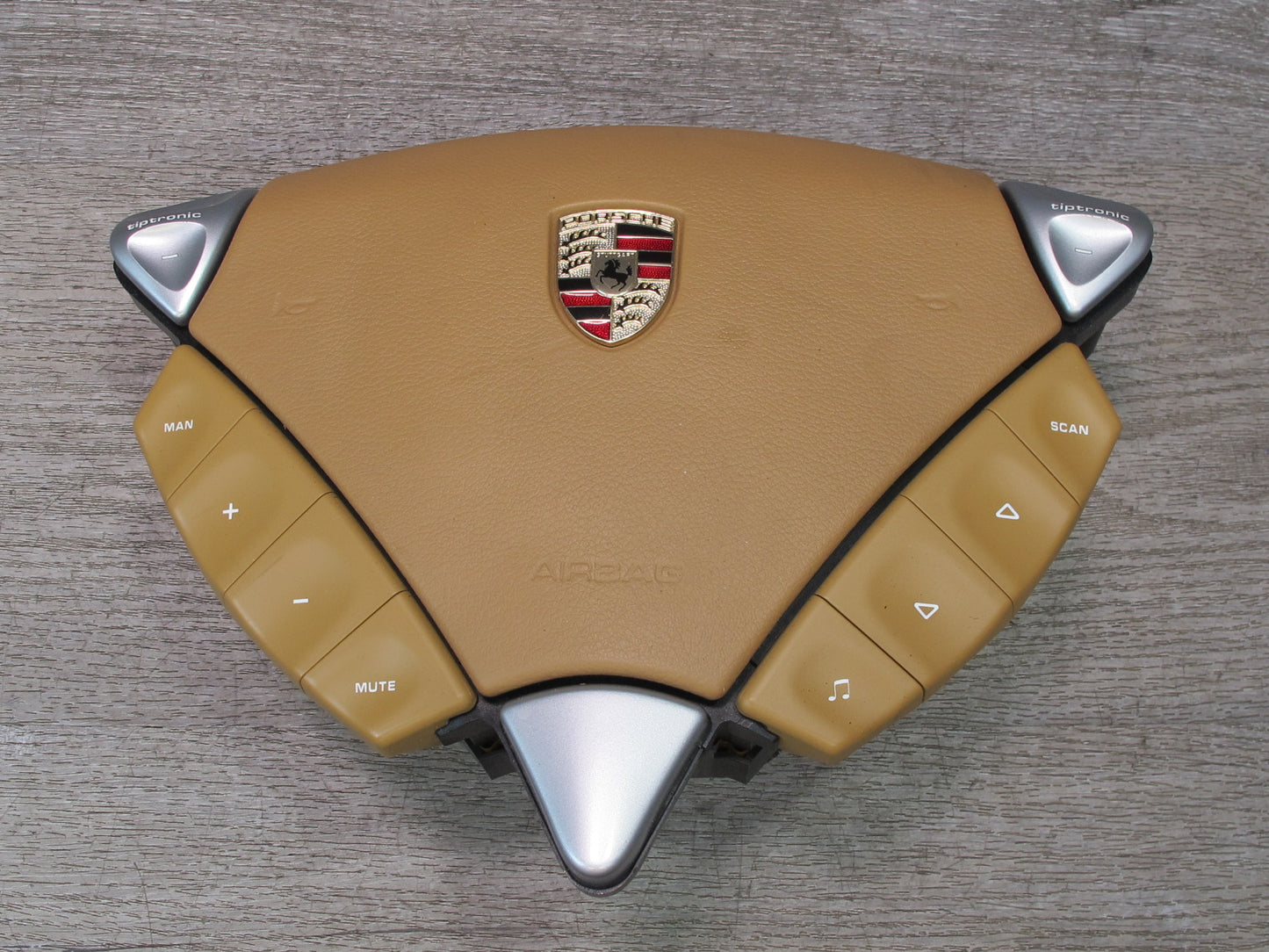 03-10 PORSCHE CAYENNE 955 957 FRONT LEFT DRIVER SIDE STEERING WHEEL SRS AIRBAG OEM