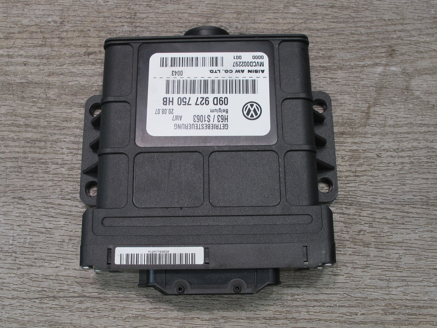 2008-2010 Porsche Cayenne 957 Turbo Transmission Control Module 09D927750HB
