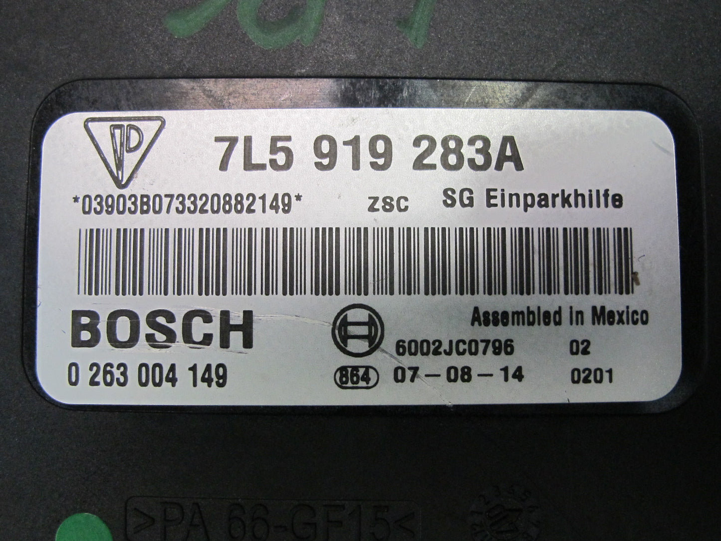 2008-2010 Porsche Cayenne 957 PDC Parking Distance Control Module 7L5919283A