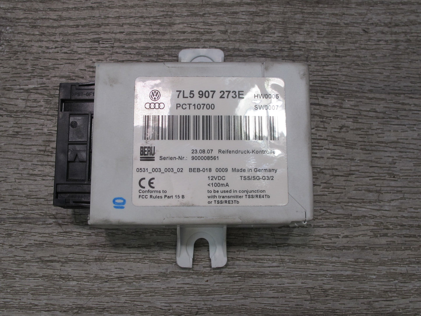 2008-2010 Porsche Cayenne 957 TPMS Tire Pressure Monitor Control Module