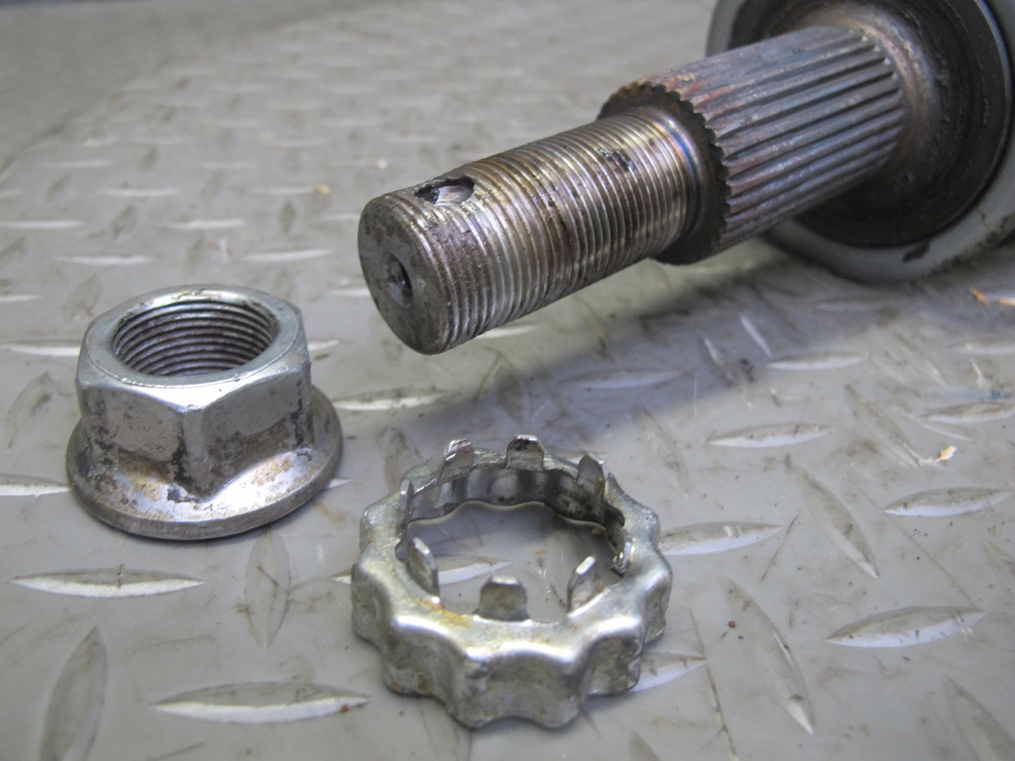 09-10 Nissan Z34 370Z A/T Rear Left Axle Half Shaft 116K Miles OEM