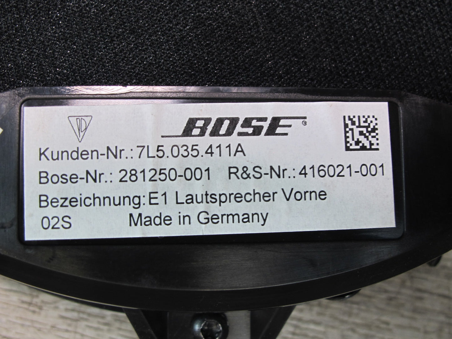 2003-2010 Porsche Cayenne 955 Front Left & Right Door Bose Speaker Set of 2