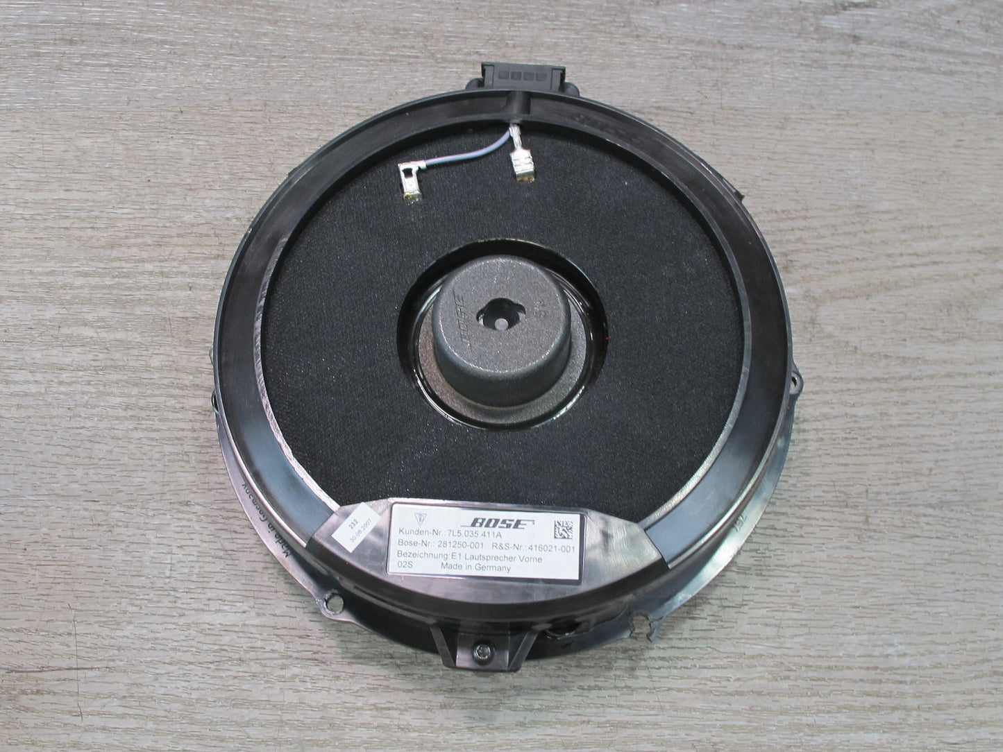 2003-2010 Porsche Cayenne 955 Front Left & Right Door Bose Speaker Set of 2
