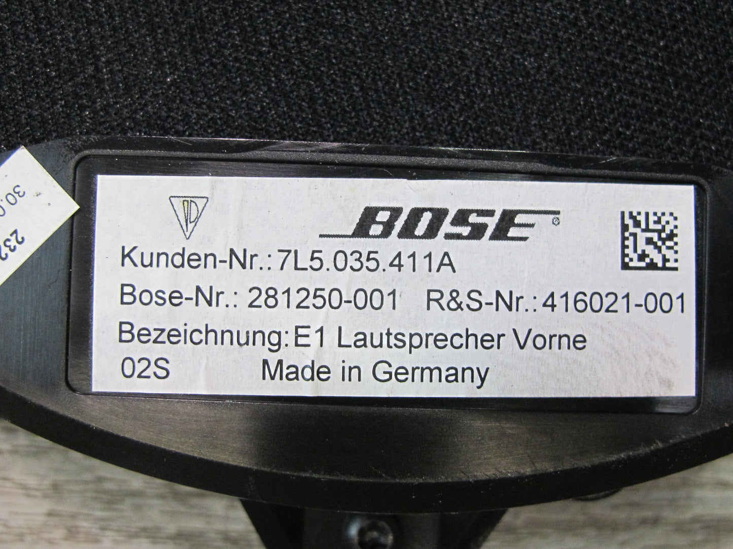 2003-2010 Porsche Cayenne 955 Front Left & Right Door Bose Speaker Set of 2