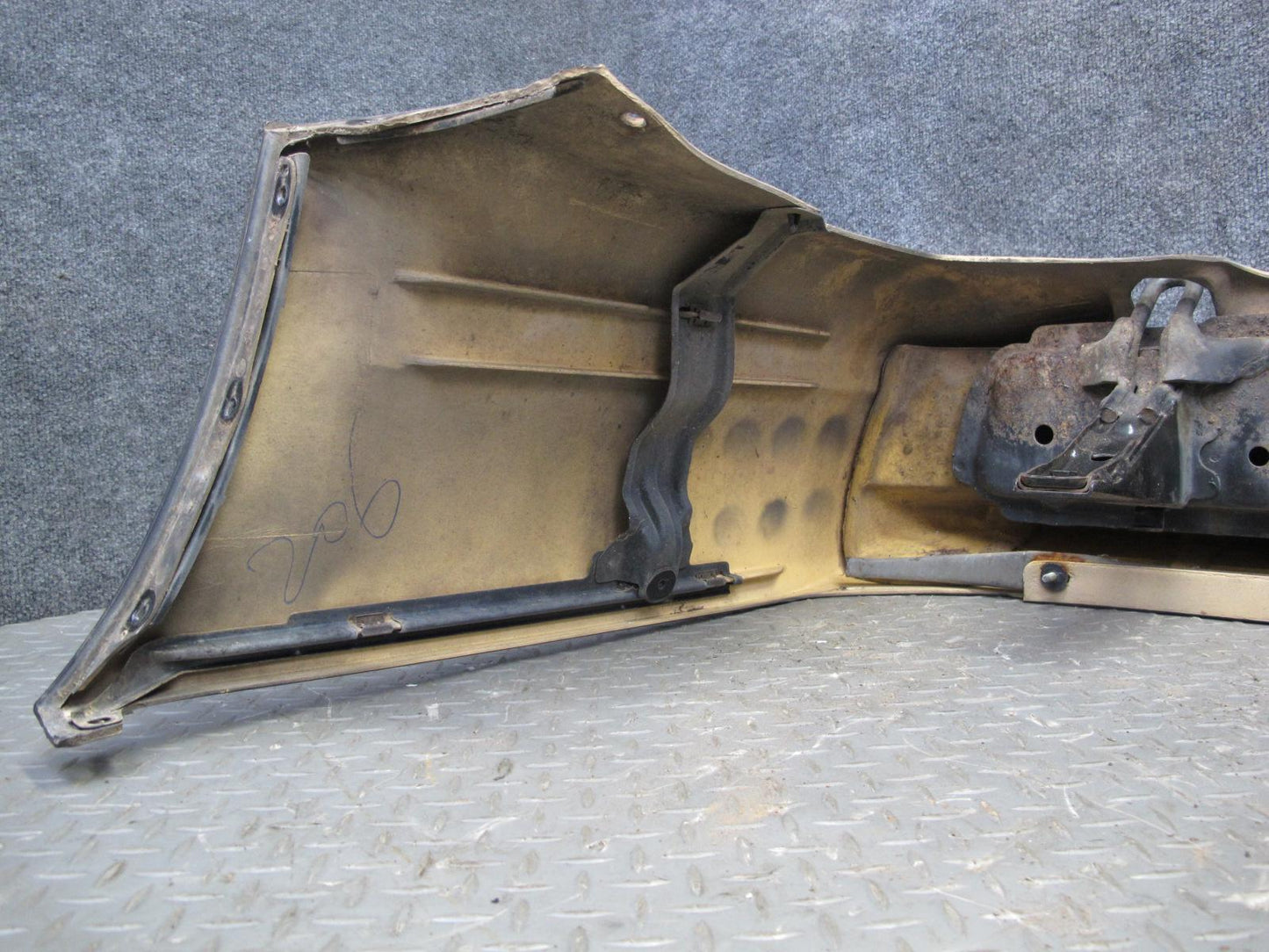 86-92 Toyota Supra MK3 Rear Bumper Cover w Reinforcement Impact Bar Assembly OEM