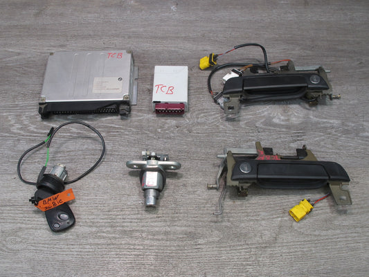 1998 BMW E36 328ic M52 Engine ECU DME EWS2 Door Handle Ignition Lock KEY Set OEM