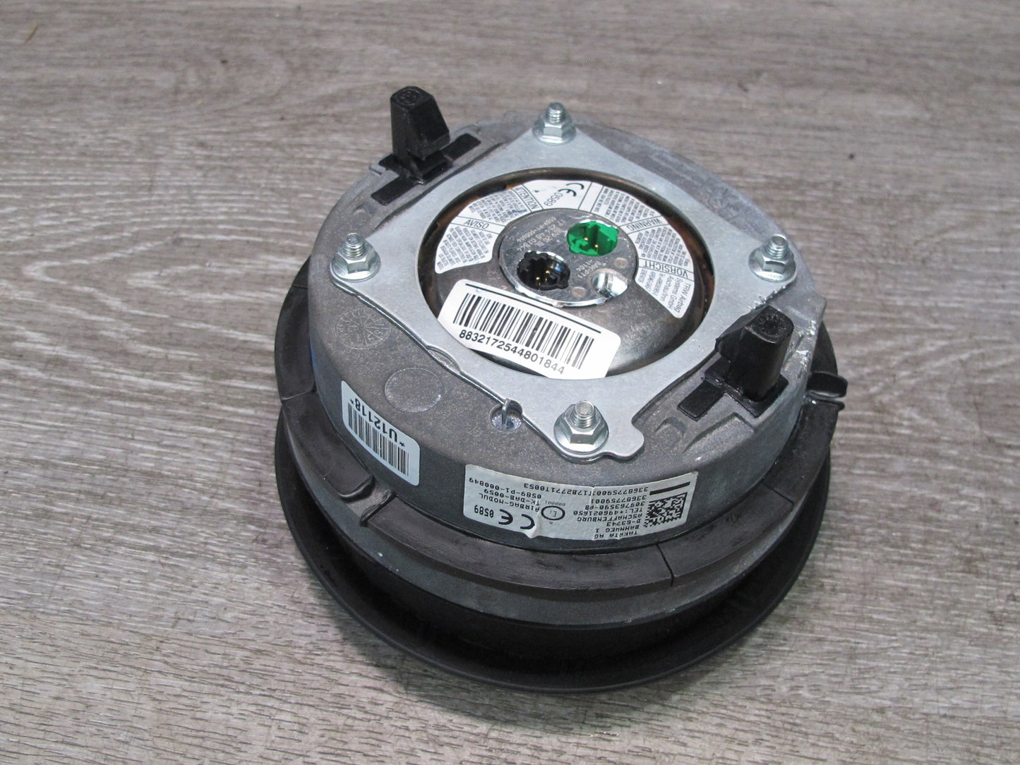 01-06 BMW E46 CONVERTIBLE FRONT LEFT DRIVER SIDE SPORT STEERING WHEEL SRS AIRBAG OEM