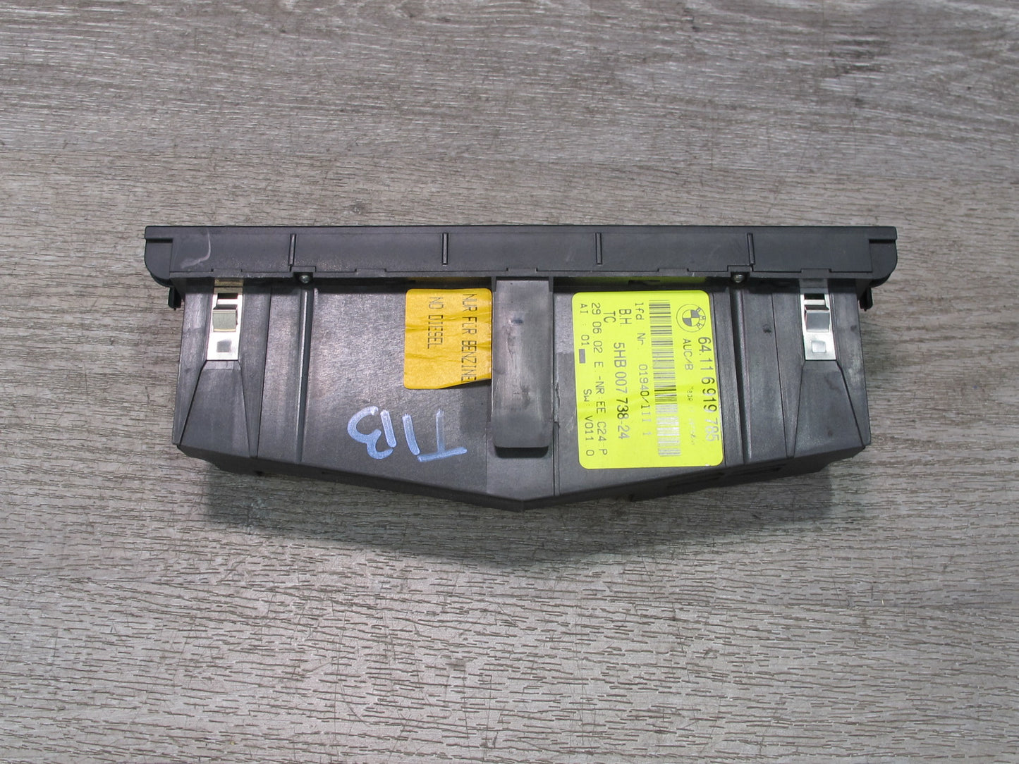 01-06 BMW E46 3-SERIES A/C Air Conditioning Climate Control Switch 6919785 OEM