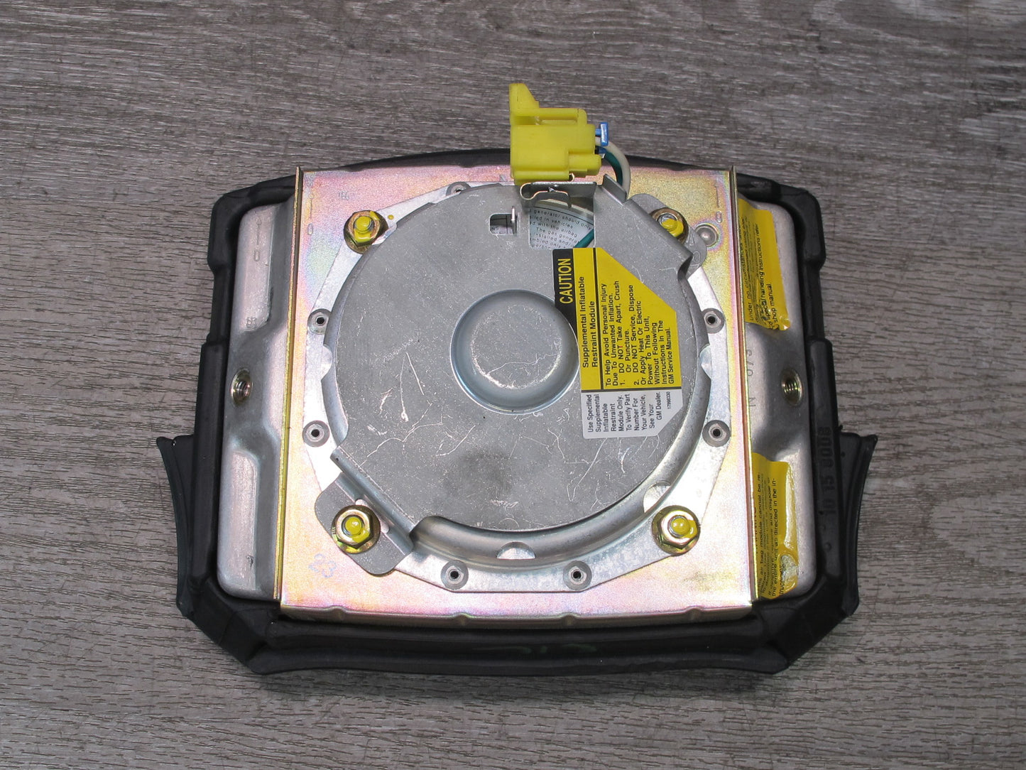 91-93 CHEVROLET CORVETTE C4 FRONT LEFT DRIVER SIDE STEERING WHEEL SRS AIRBAG OEM