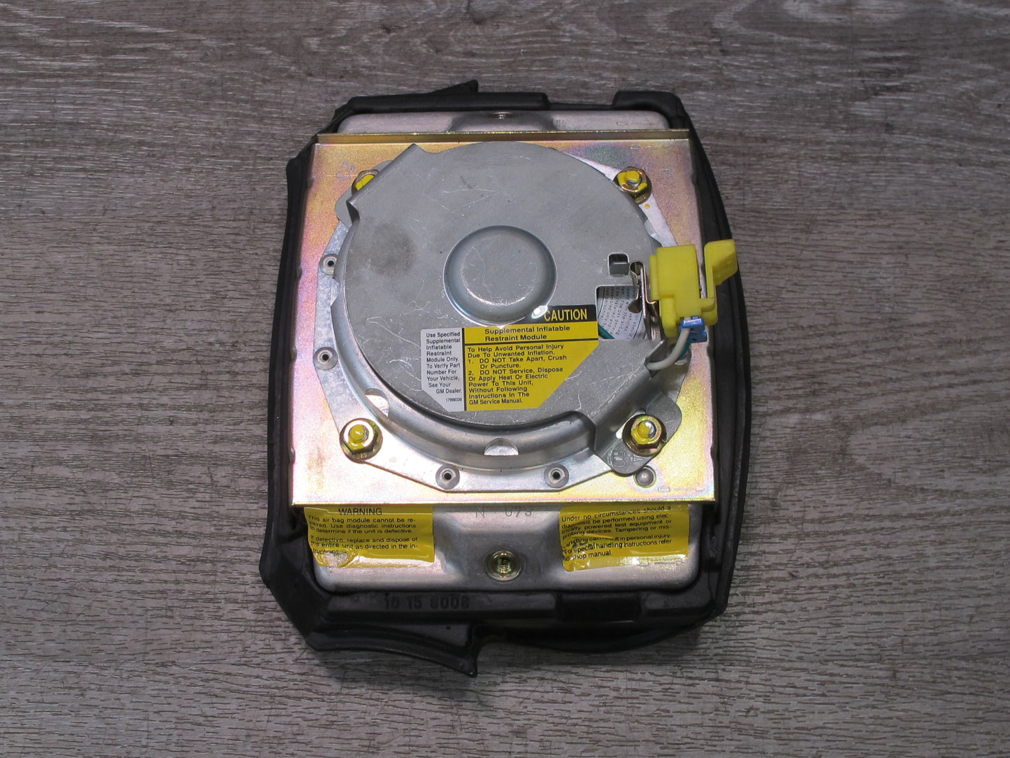 91-93 CHEVROLET CORVETTE C4 FRONT LEFT DRIVER SIDE STEERING WHEEL SRS AIRBAG OEM