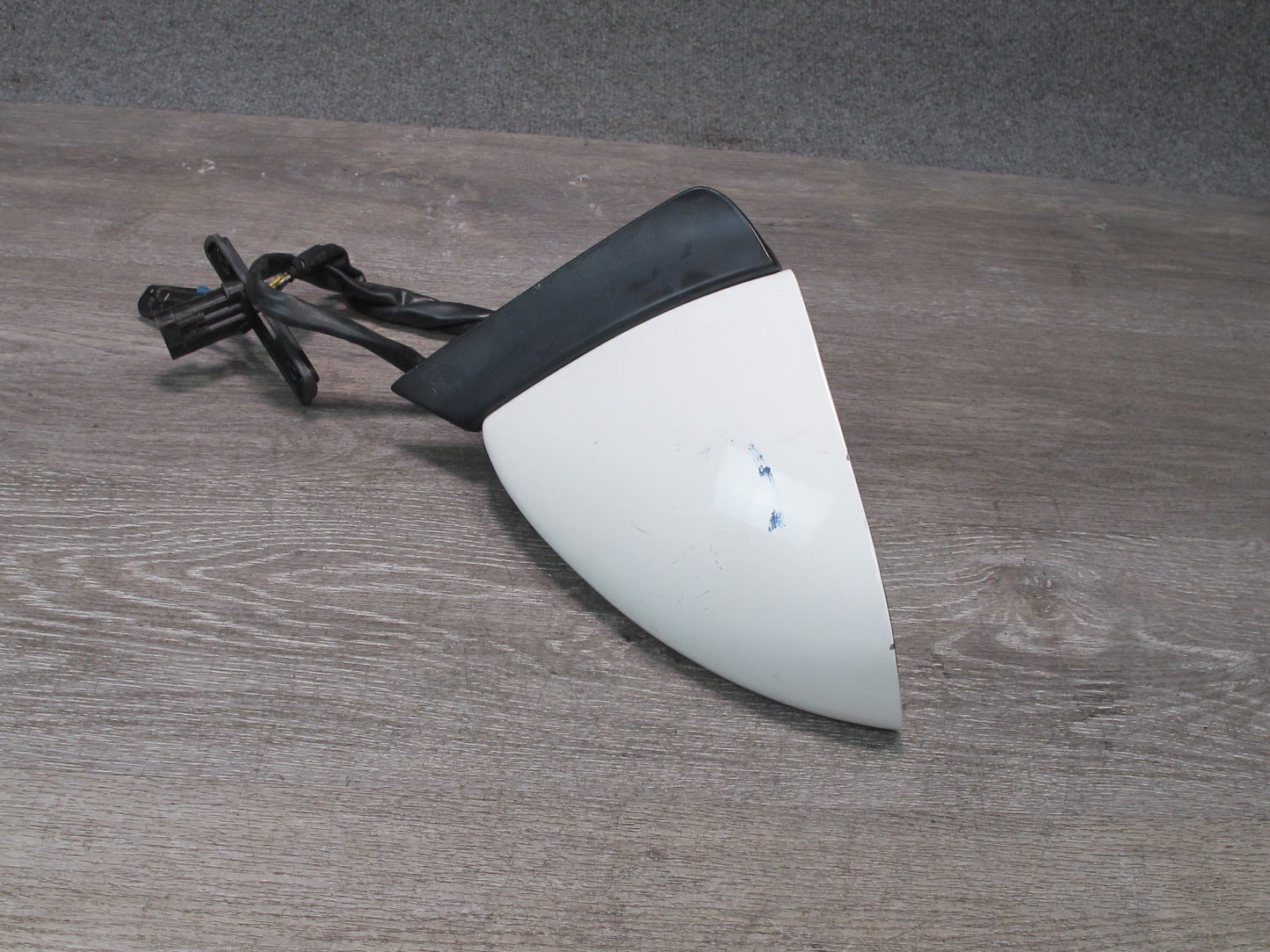 88-96 Chevrolet Corvette C4 Left Door Heated Side View Power Mirror White OEM