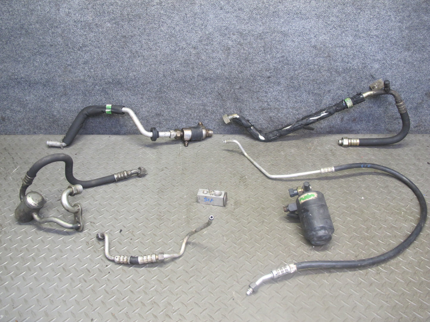 96-02 Mercedes R129 SL600 A/C Air Condition Hose Pipe Line Dryer Set OEM