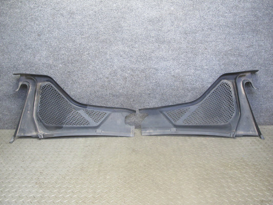 2014-2018 BMW F15 X5 Front Windshield Wiper Vent Cowl Trim Panel Set of 2