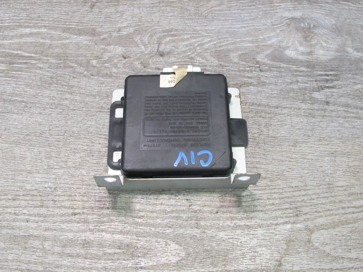 99-01 Isuzu Vehicross Keyless Entry Control Module Unit OEM