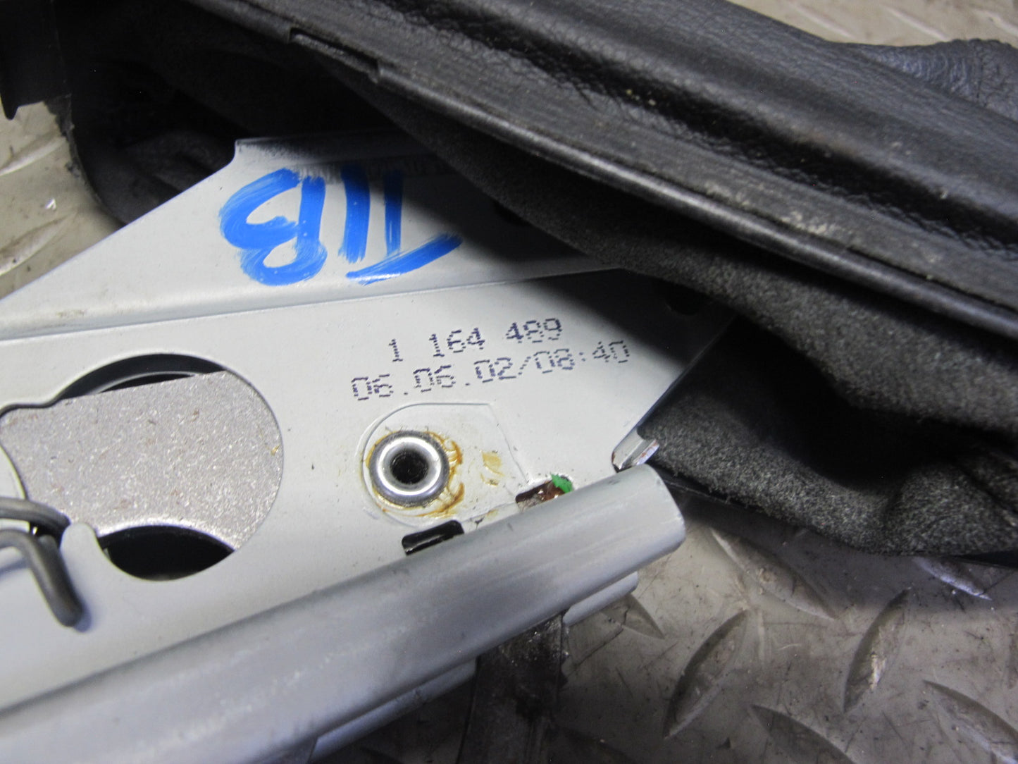 01-06 BMW E46 3-SERIES Parking Brake Handbrake Handle w Leather Boot Cover OEM