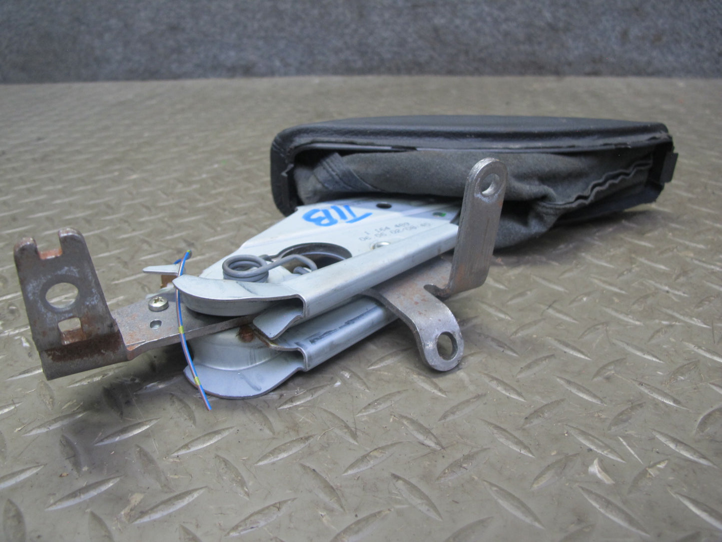 01-06 BMW E46 3-SERIES Parking Brake Handbrake Handle w Leather Boot Cover OEM