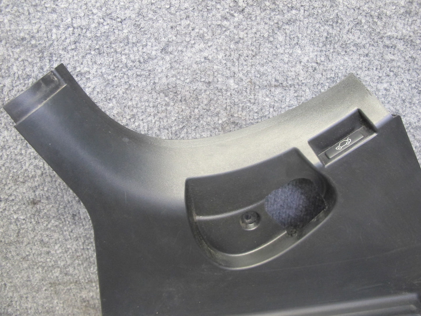 01-06 BMW E46 330ci Coupe Conv Left Footrest Right Kick Trim Panel Set Black OEM