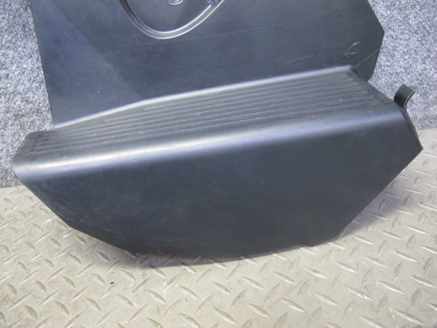 01-06 BMW E46 330ci Coupe Conv Left Footrest Right Kick Trim Panel Set Black OEM