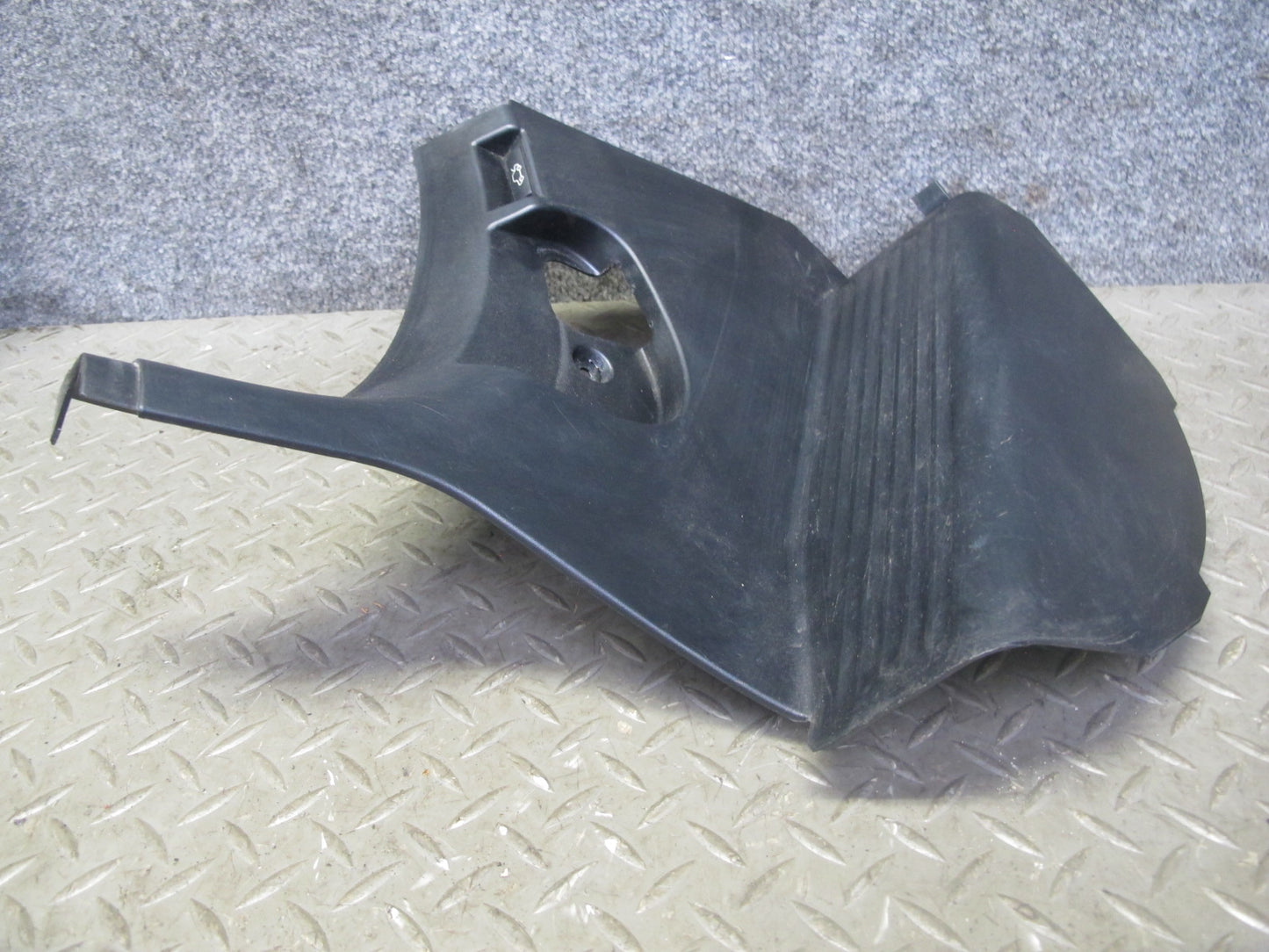 01-06 BMW E46 330ci Coupe Conv Left Footrest Right Kick Trim Panel Set Black OEM