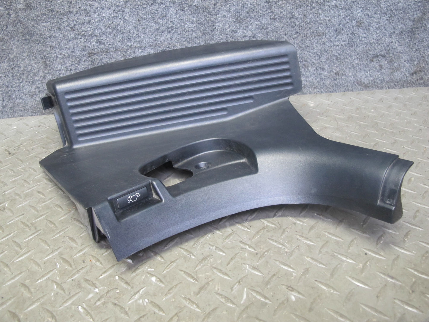 01-06 BMW E46 330ci Coupe Conv Left Footrest Right Kick Trim Panel Set Black OEM