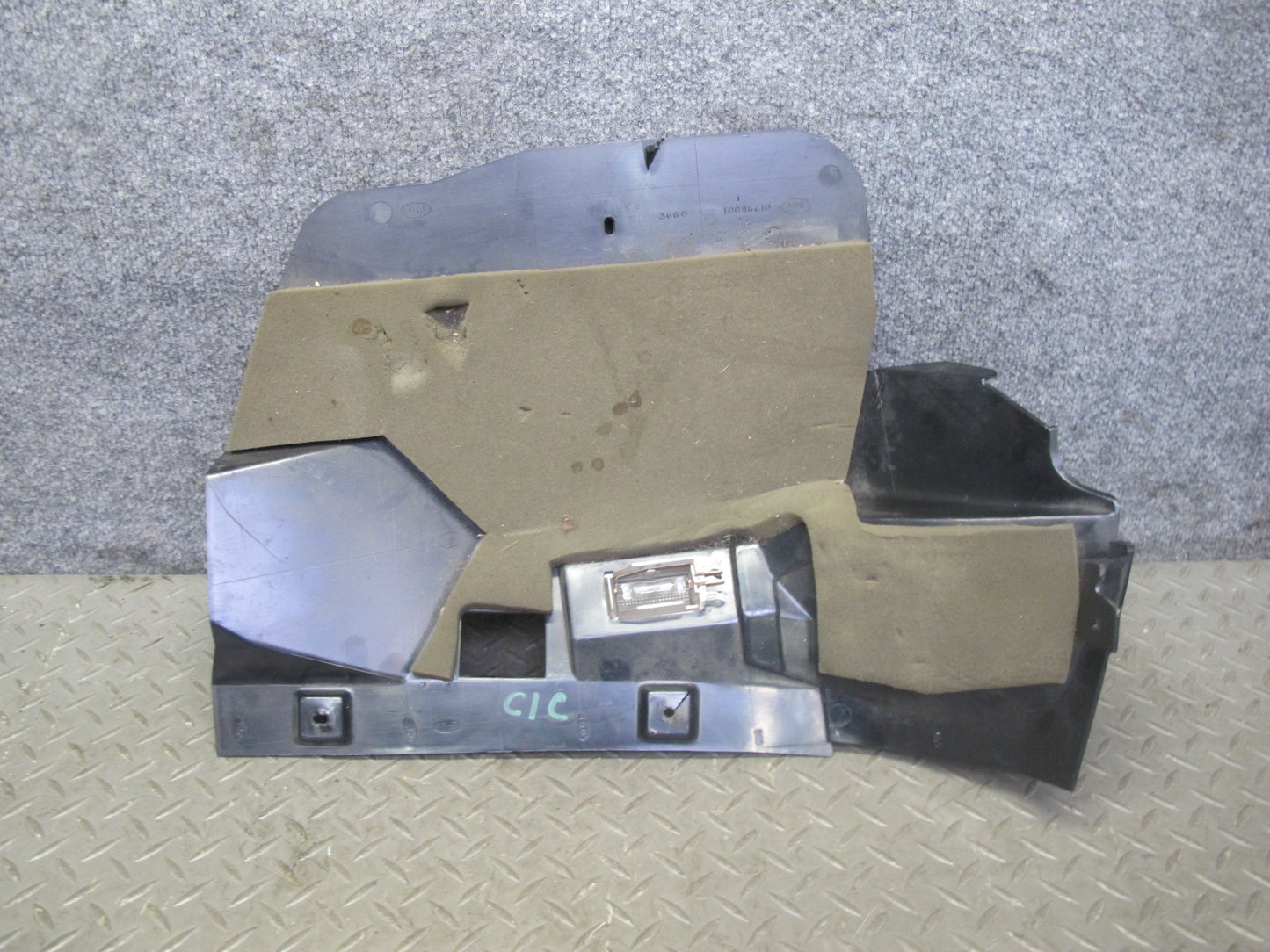 90-93 Chevrolet Corvette C4 Under Dash Front Right Lower Trim Panel 10086210 OEM