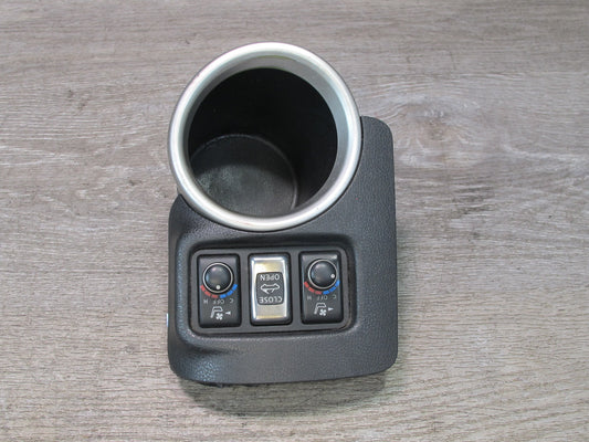 10-19 Nissan 370Z Z34 Convertible CUP Holder w Roof & Seat Vent Switch OEM