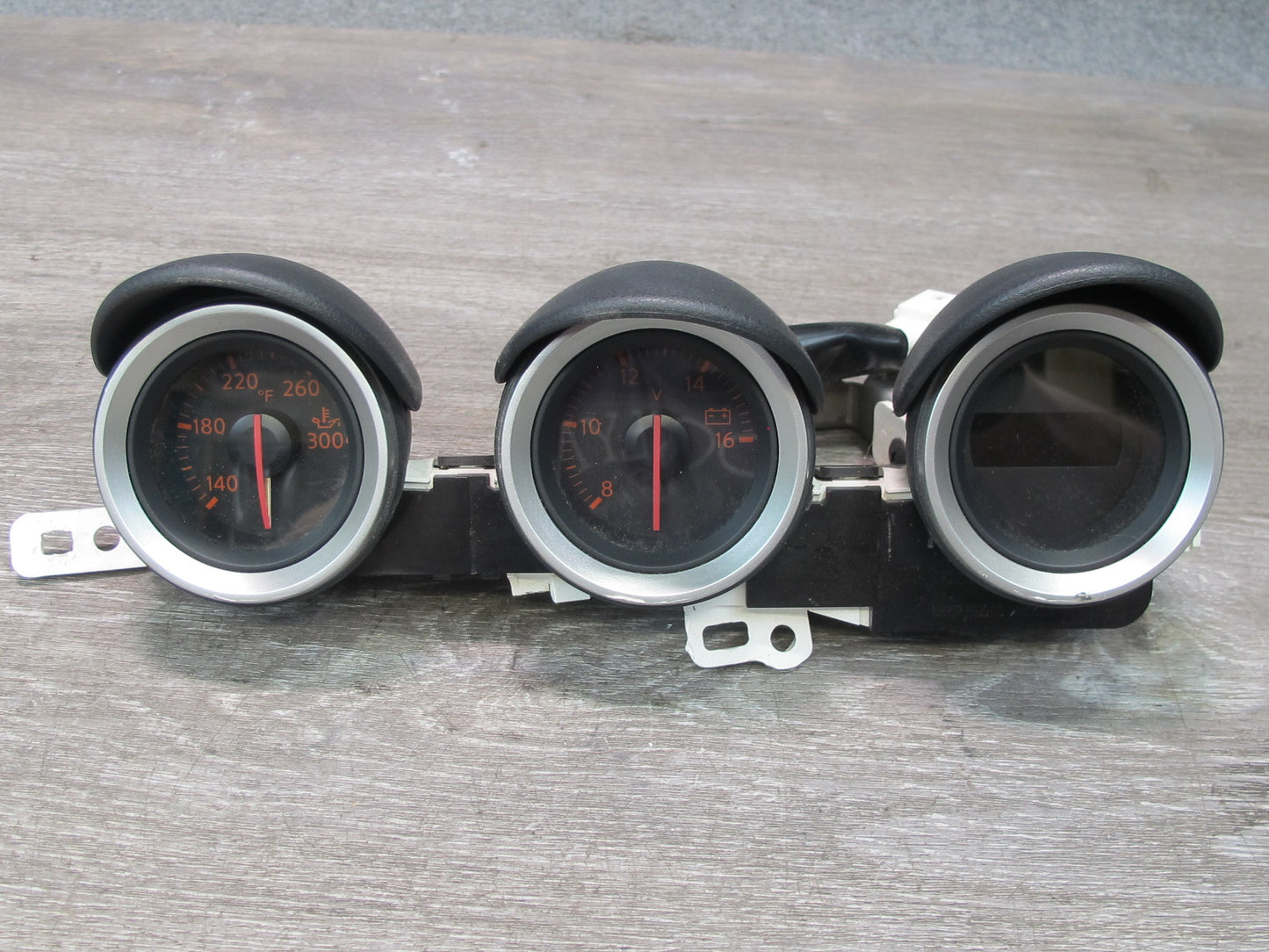09-20 Nissan 370Z Z34 Front Dash Center Tripod Gauge Cluster OEM