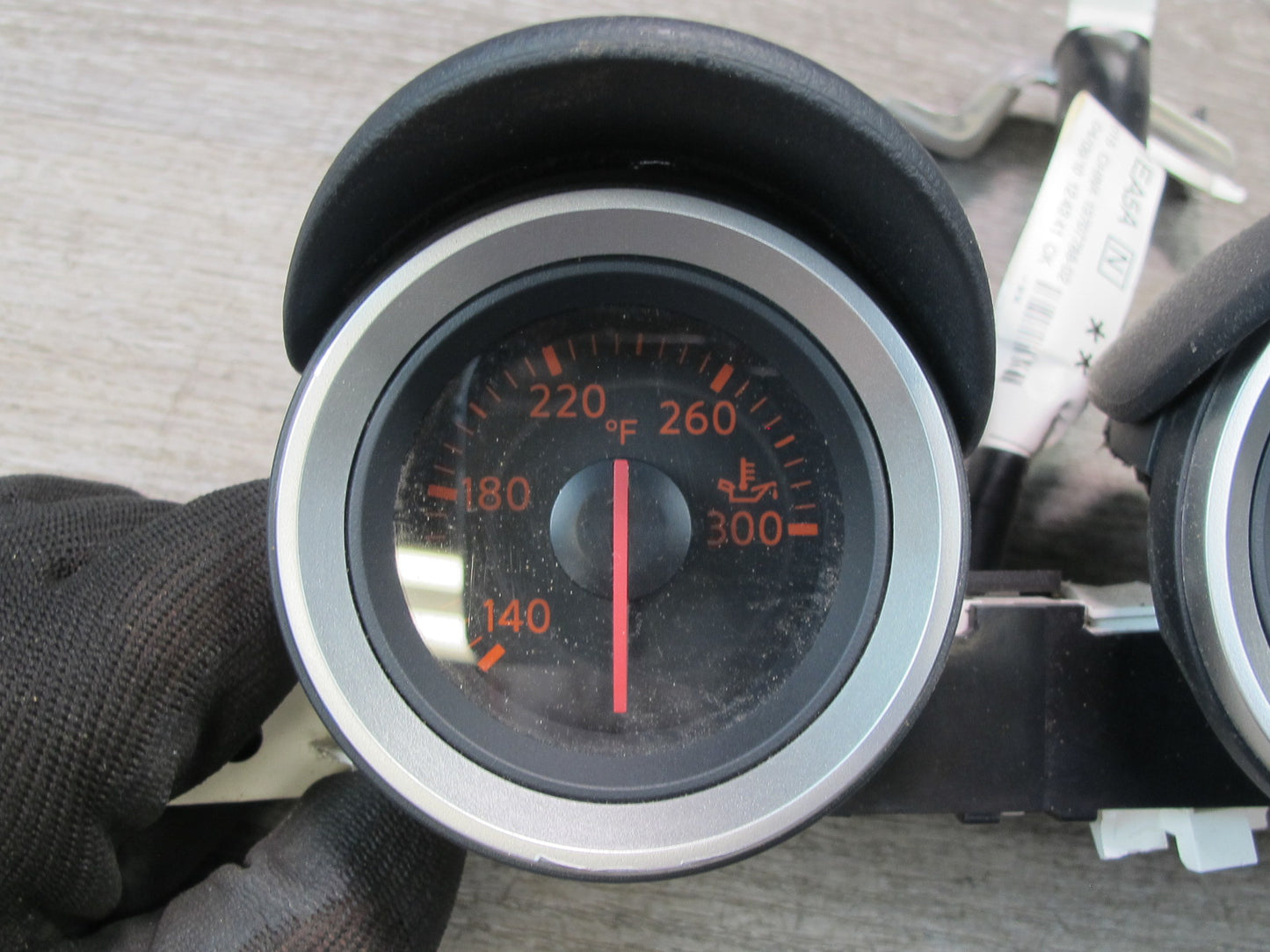 09-20 Nissan 370Z Z34 Front Dash Center Tripod Gauge Cluster OEM