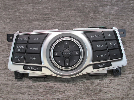 09-20 Nissan Z34 370Z Dash Navi GPS Navigation Control Switch Panel OEM