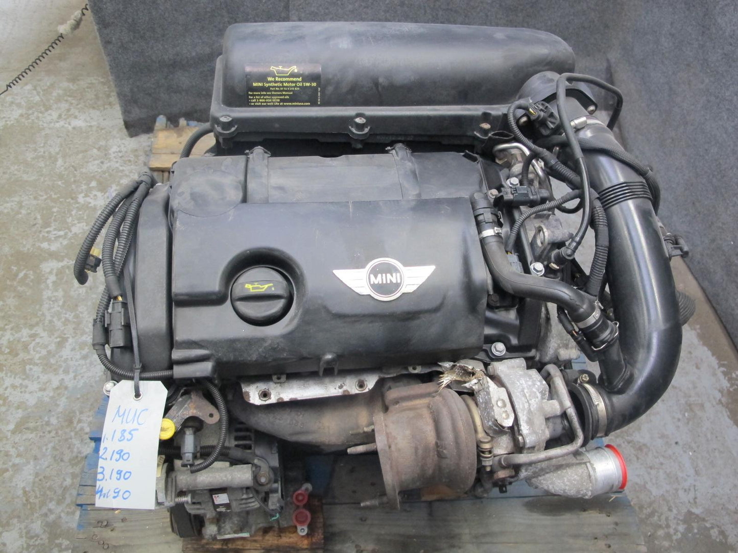 12-15 Mini Cooper S R55 R56 R57 R60 1.6L N18 A/T Complete Engine Motor 135K