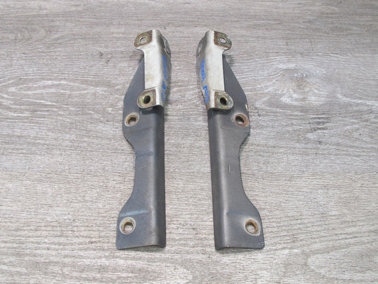 99-01 Isuzu Vehicross Set of 2 Left & Right Hood Bonnet Hinge Kaiser Silver OEM