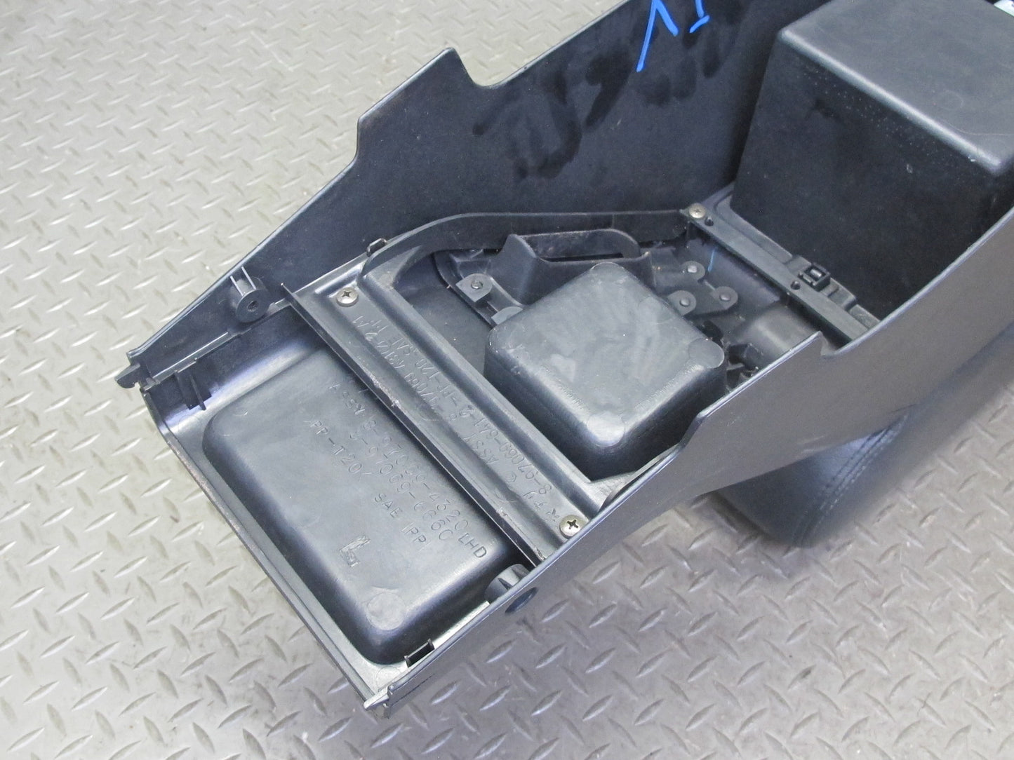 99-01 Isuzu Vehicross Center Console Trim Cover Panel w Armrest Black OEM