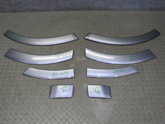 08-10 Porsche Cayenne 957 Set of 8 Rear Wheel Arch Fender Trim Molding