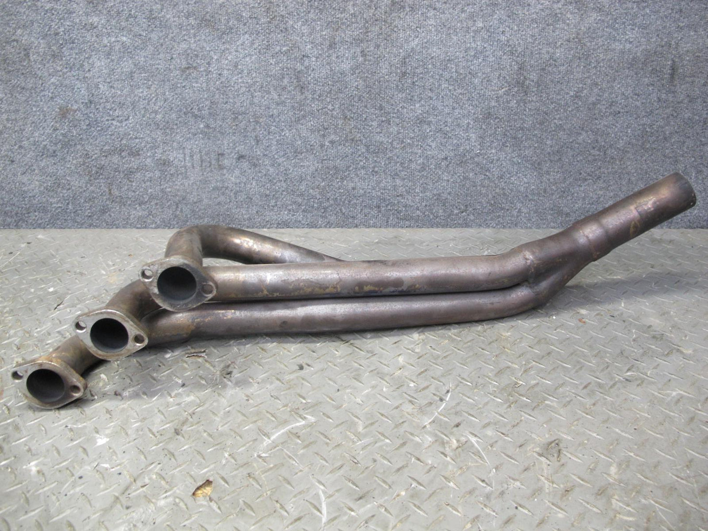 87-91 BMW E30 325i M20 Set of 3 Exhaust Manifold Headers w Pipe Aftermarket