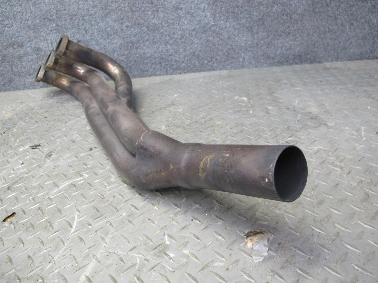 87-91 BMW E30 325i M20 Set of 3 Exhaust Manifold Headers w Pipe Aftermarket