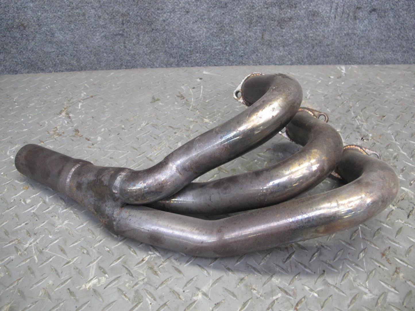 87-91 BMW E30 325i M20 Set of 3 Exhaust Manifold Headers w Pipe Aftermarket