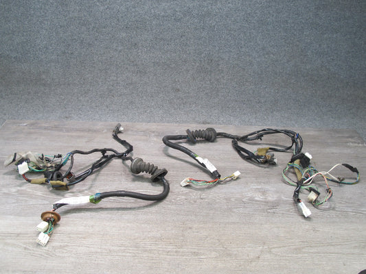 99-01 Isuzu Vehicross Set of 2 Front Left & Right Door Wire Wiring Harness OEM