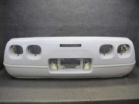 91-96 Chevrolet Corvette C4 Rear Bumper Cover Artic White OEM