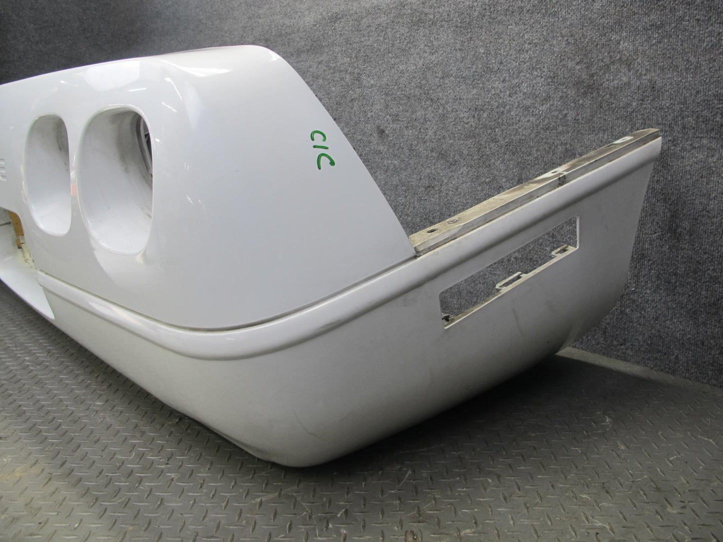 91-96 Chevrolet Corvette C4 Rear Bumper Cover Artic White OEM