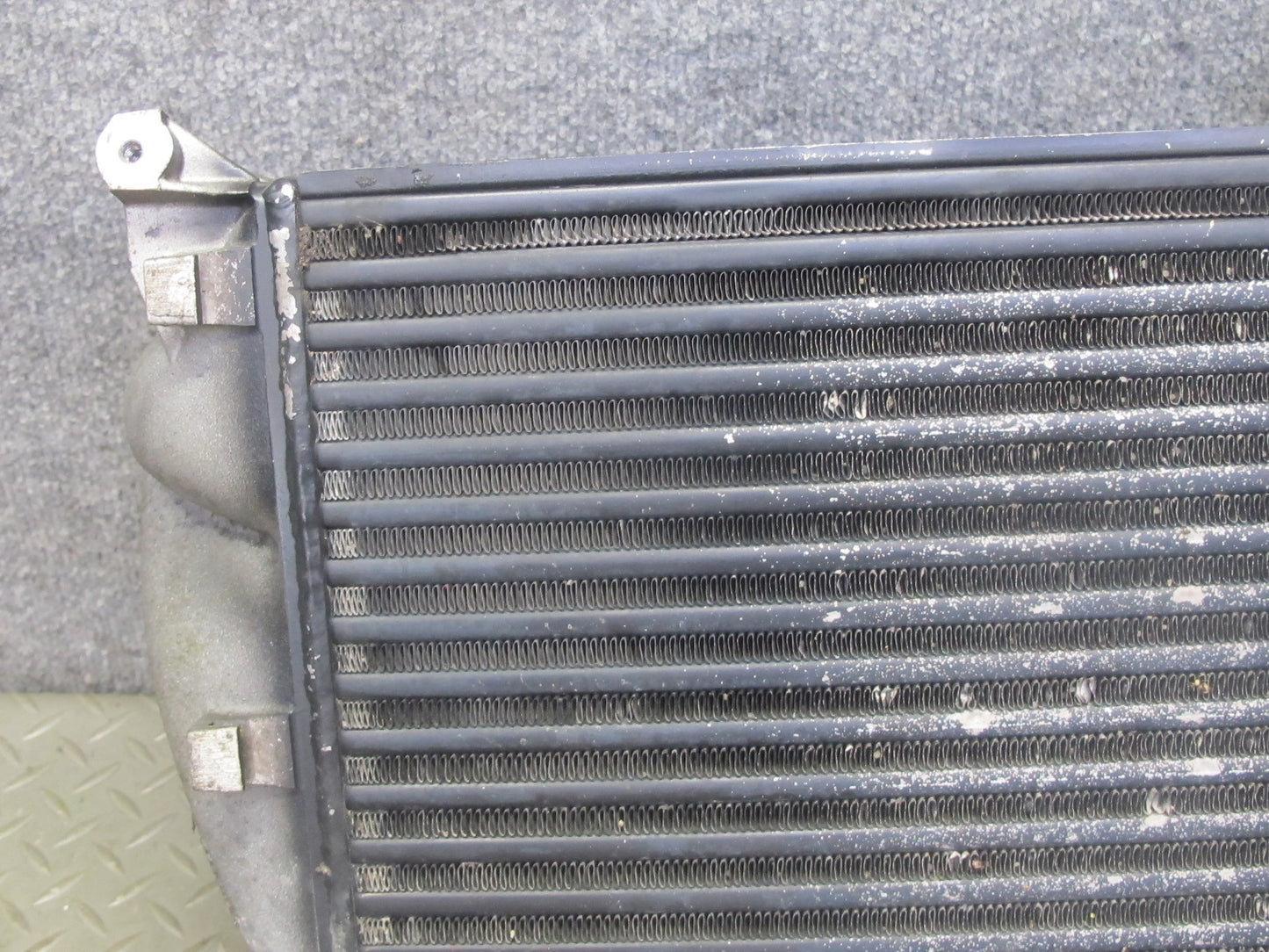 2008-2010 Porsche Cayenne 957 4.8L Turbo Left Intercooler Unit w Shroud