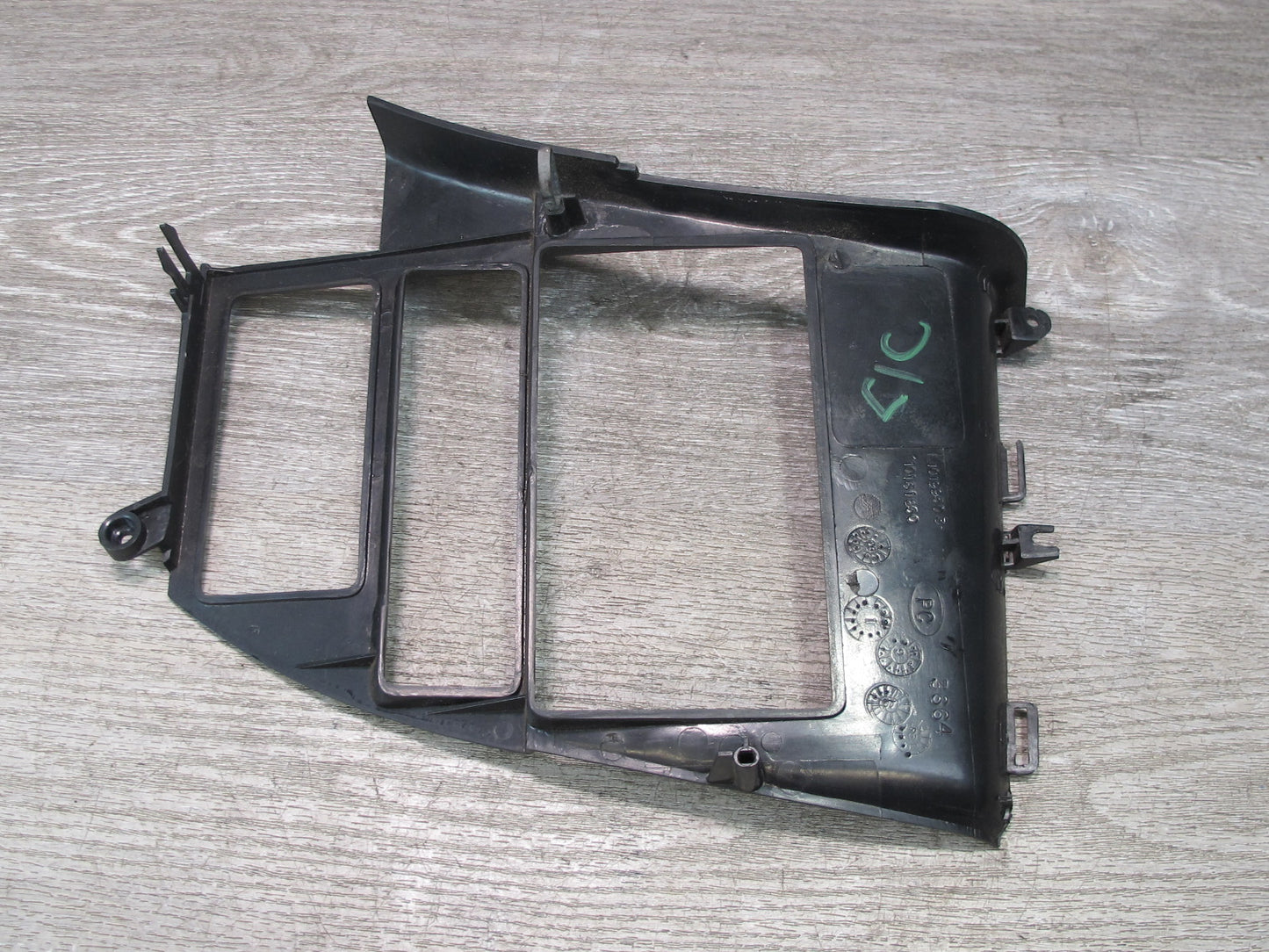 92-93 Chevrolet Corvette C4 Dash Center Radio Climate Trim Bezel Cover Panel OEM