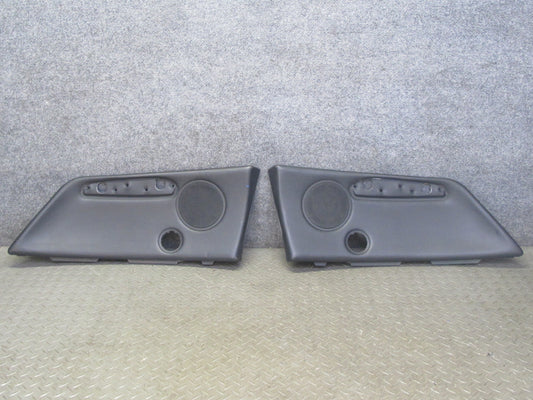 01-06 BMW E46 Convertible Rear Left & Right Quarter Trim Cover Panel Black OEM