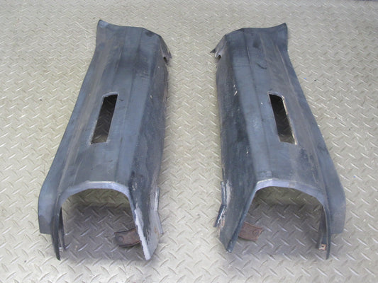 87-91 BMW E30 325i Conv Rear Left & Right Bumper Side Trim Cover Panel Set OEM