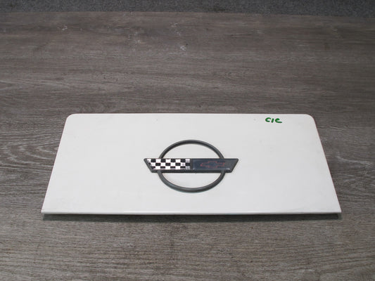 91-96 Chevrolet Corvette C4 Fuel Door Lid Cover w Emblem Logo OEM