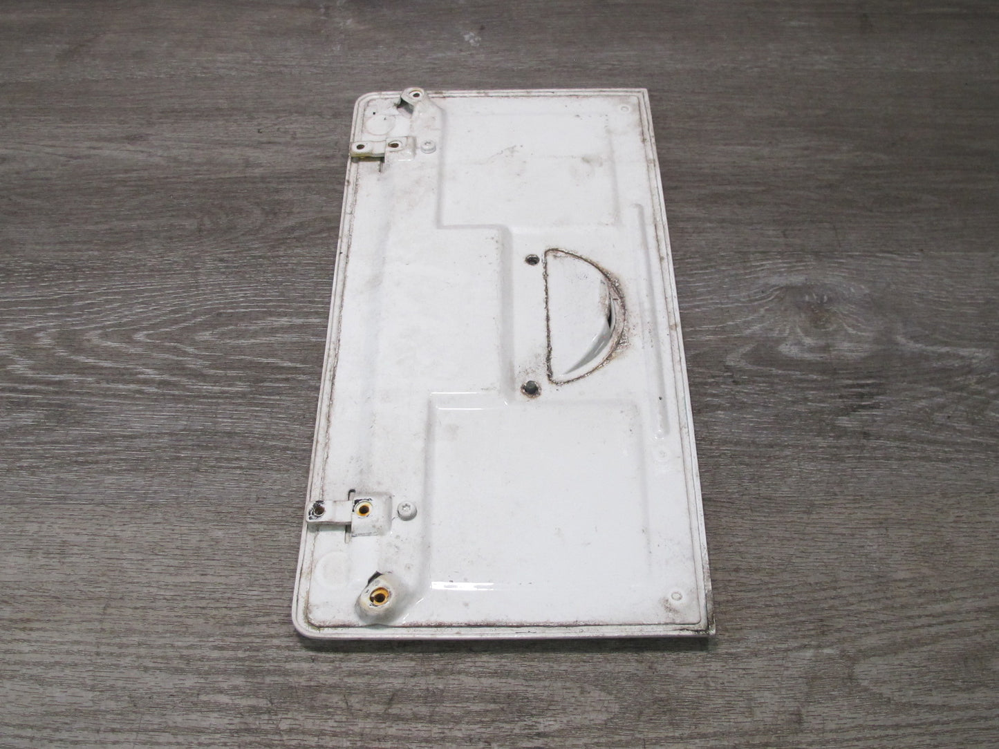 91-96 Chevrolet Corvette C4 Fuel Door Lid Cover w Emblem Logo OEM