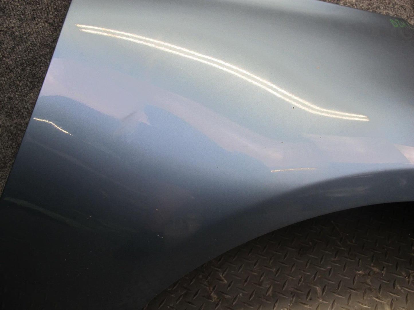 97-99 BMW E36/7 Z3 Roadster Rear Left Quarter Fender Cover Panel Blue OEM