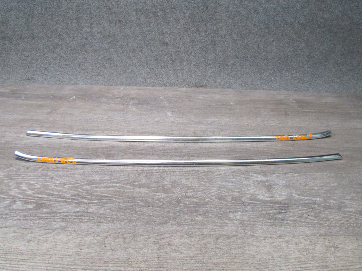 87-91 BMW E30 325i Convertible Front Left & Right A Pillar Molding Trim Set OEM
